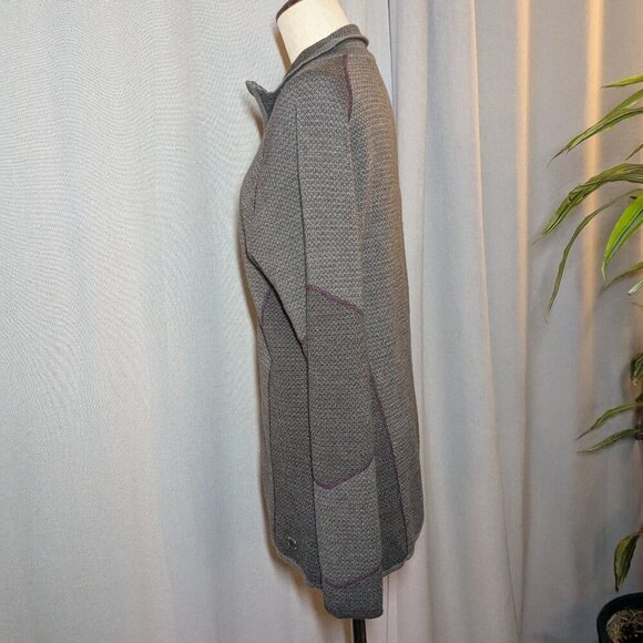 Smartwool Merino Wool Jacket Full Zip Brown XL - Picture 2 of 7